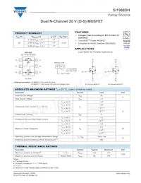 SI1988DH-T1-GE3 Datasheet Cover