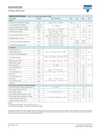 SI2343CDS-T1-GE3 Datasheet Page 2