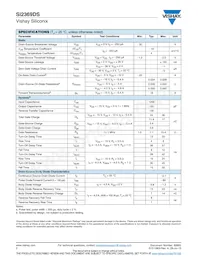 SI2369DS-T1-GE3 Datasheet Page 2