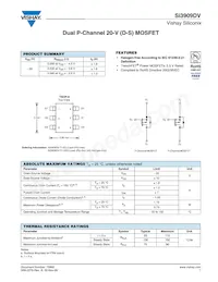 SI3909DV-T1-GE3 Datasheet Cover