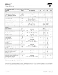SI4230DY-T1-GE3 Datasheet Page 2