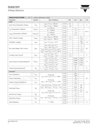SI4561DY-T1-E3 Datasheet Page 2