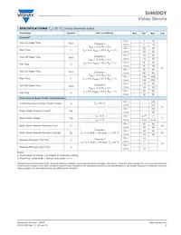 SI4650DY-T1-E3 Datasheet Page 3