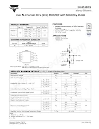 SI4814BDY-T1-GE3 Datasheet Cover