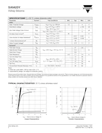 SI4942DY-T1-E3 Datasheet Page 2