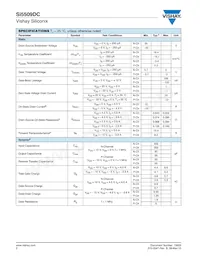 SI5509DC-T1-GE3 Datasheet Page 2