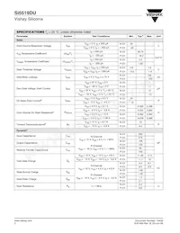 SI5519DU-T1-GE3 Datasheet Pagina 2