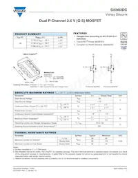 SI5903DC-T1-GE3 Datasheet Cover