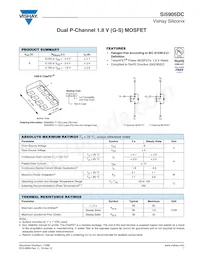 SI5905DC-T1-GE3 Datasheet Cover