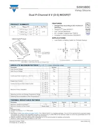 SI5915BDC-T1-GE3 Datasheet Cover