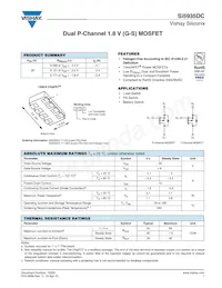 SI5935DC-T1-GE3 Datasheet Cover