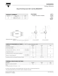 SI6928DQ-T1-GE3 Datasheet Cover
