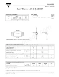 SI6967DQ-T1-GE3 Datasheet Cover
