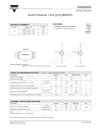 SI6969BDQ-T1-GE3 Datasheet Cover