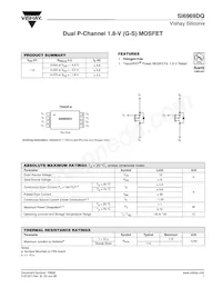 SI6969DQ-T1-GE3 Datasheet Cover