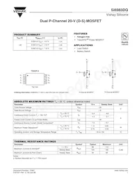 SI6983DQ-T1-GE3 Datasheet Cover