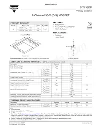 SI7135DP-T1-GE3 Datasheet Cover