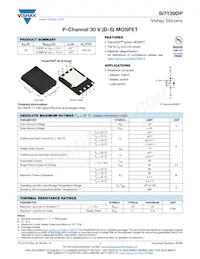 SI7139DP-T1-GE3 Datasheet Cover