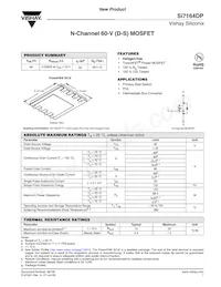 SI7164DP-T1-GE3 Datasheet Cover