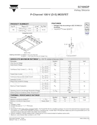SI7489DP-T1-E3 Datasheet Cover