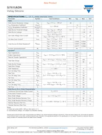 SI7615ADN-T1-GE3 Datasheet Page 2