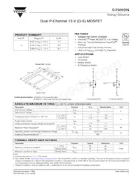SI7909DN-T1-GE3 Datasheet Cover