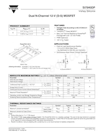 SI7940DP-T1-E3 Datasheet Cover