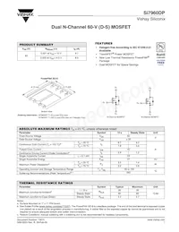 SI7960DP-T1-GE3 Datasheet Cover