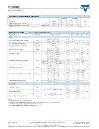 SI7980DP-T1-E3 Datasheet Pagina 2