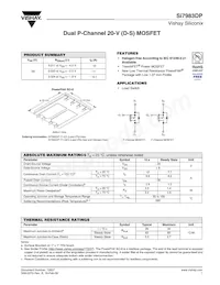 SI7983DP-T1-GE3 Datasheet Cover