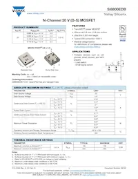 SI8800EDB-T2-E1 Datasheet Cover