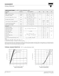 SI9936BDY-T1-E3 Datasheet Page 2