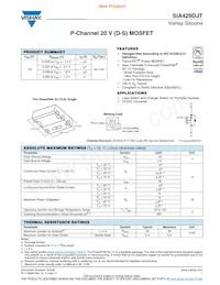 SIA429DJT-T1-GE3數據表 封面