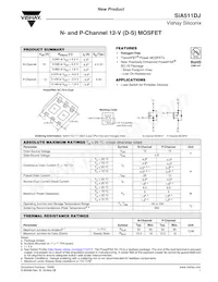 SIA511DJ-T1-GE3 Datasheet Cover