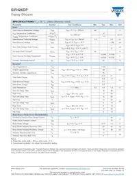 SIR426DP-T1-GE3 Datasheet Page 2