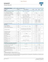 SIR880DP-T1-GE3 Datasheet Page 2