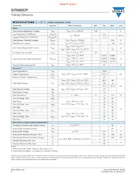 SIR882DP-T1-GE3 Datasheet Page 2