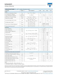 SIRA00DP-T1-GE3 Datasheet Page 2