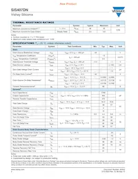SIS407DN-T1-GE3 Datasheet Page 2