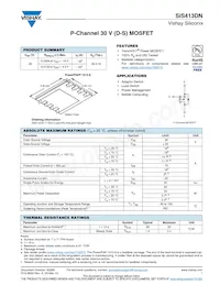 SIS413DN-T1-GE3 Datasheet Cover