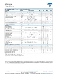 SIS413DN-T1-GE3 Datasheet Page 2