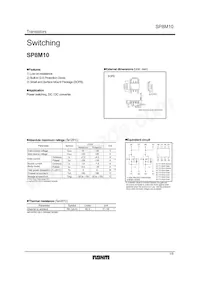 SP8M10FU6TB Datasheet Cover