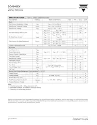 SQ4946EY-T1-E3 Datasheet Page 2