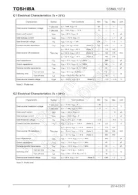SSM6L13TU(T5L Datasheet Page 2