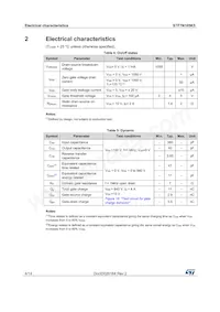 STF7N105K5 Datasheet Page 4