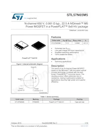 STL57N65M5 Datasheet Cover