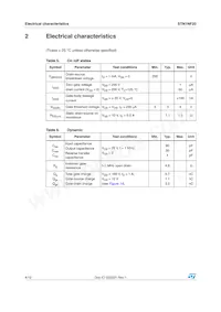 STN1NF20 Datasheet Page 4