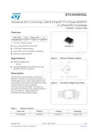 STV300NH02L Datasheet Cover