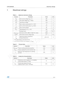 STW12NK95Z數據表 頁面 3