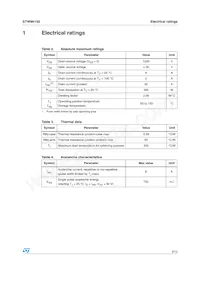 STW9N150 Datasheet Page 3